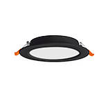 Світильник вбудований чорний круглий VIDEX 15W 5000K Black, фото 4