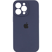 Silicone Case for iPhone 14 Pro Dark-Blue/Темно-Синий