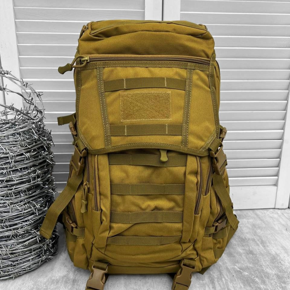 Тактический военный рюкзак Gunny 40л, армейский рюкзак с множеством карманов и отделением под шлем - фото 2 - id-p2079365897