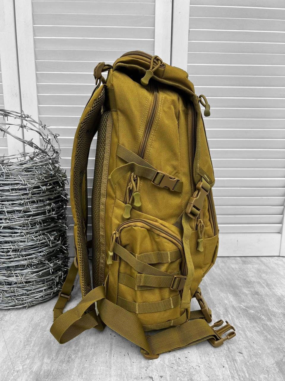 Тактический военный рюкзак Gunny 40л, армейский рюкзак с множеством карманов и отделением под шлем - фото 6 - id-p2079365897