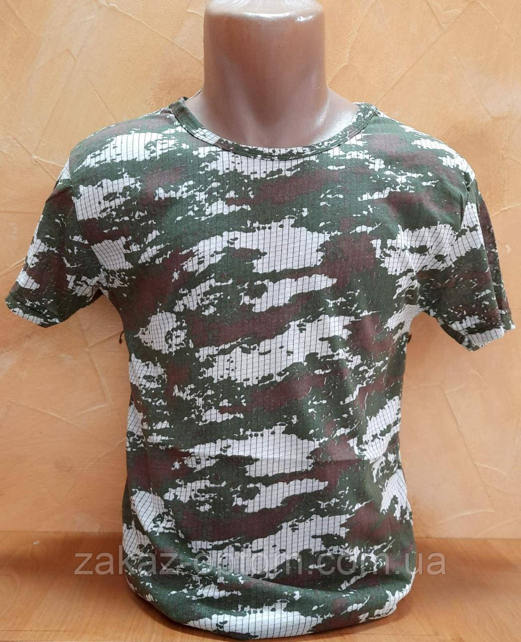 Футболка чоловіча комуфляж оптом (M/L/XL/2XL) Туреччина-114346