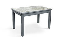 Обеденный раскладной стол Микс мебель Керамик серый/плитка