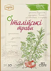 Суміш прянощів Італійські трави ТМ Мрія без солі 10 грамів