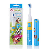 Детская электро щетка Brush-baby Go-Kidz Electric Travel Toothbrush - Голубая