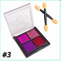 Зеркальная втирка Solid Mirror Powder в палетке 4 в 1