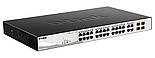Комутатор D-Link (DGS-1210-28MP/F4A) 24-PORT 10/100/1000MBPS with PoE, фото 2