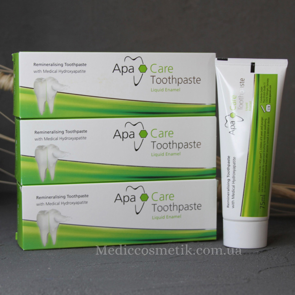 ApaCare (Апакаре) - реминерализирующая зубная паста «Жидкая эмаль ...