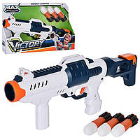 Детская игрушка автомат Пушка с мягкими пулями в коробке