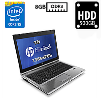 Ноутбук HP EliteBook 2560p/12.5”TN(1366x768)/Intel Core i5-2410M 2.30GHz/8GB DDR3/HDD 500GB/Intel HD Graphics