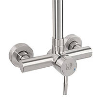 Душова система для кабіни Lidz Aria 1010 на одного споживача (k35) LDARI1010NKS34934 Nickel, фото 3