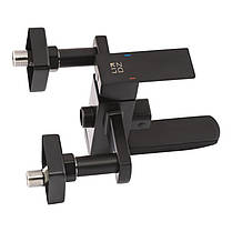 Душова система універсальна Lidz Kubis 1030 на три споживачі (з виливом) (k35) LDKUB1030BLA35724 Black, фото 5