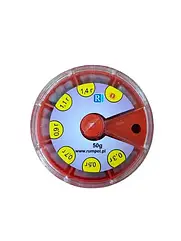 Набір грузил середній QH-001B 50 г (0,3-0,5-0,7-0,9-1,1-1,4)