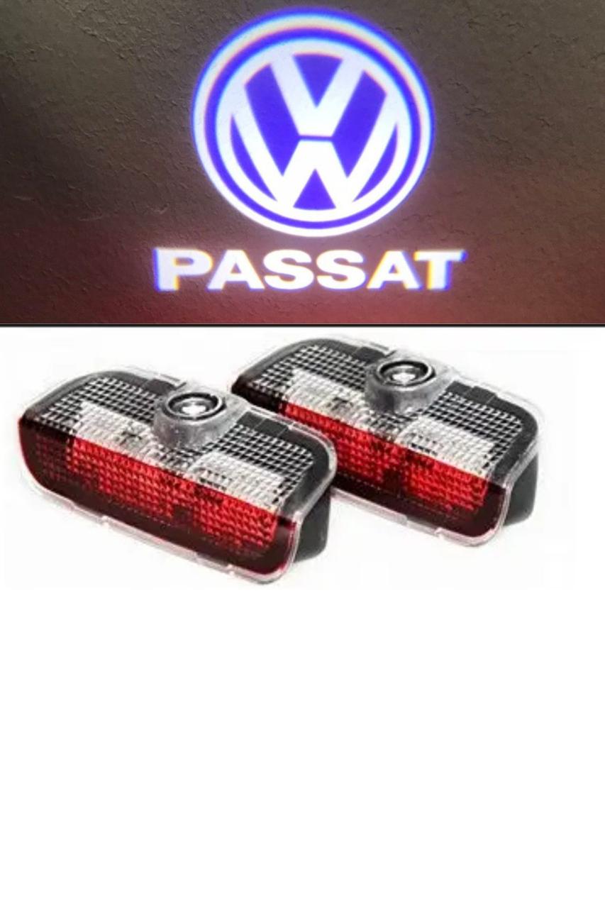 Штатна Підсвітка в двері з логотипом Volkswagen VW Passat B6|B7|B8 . Підсвічування Фольцваген x 2шт.