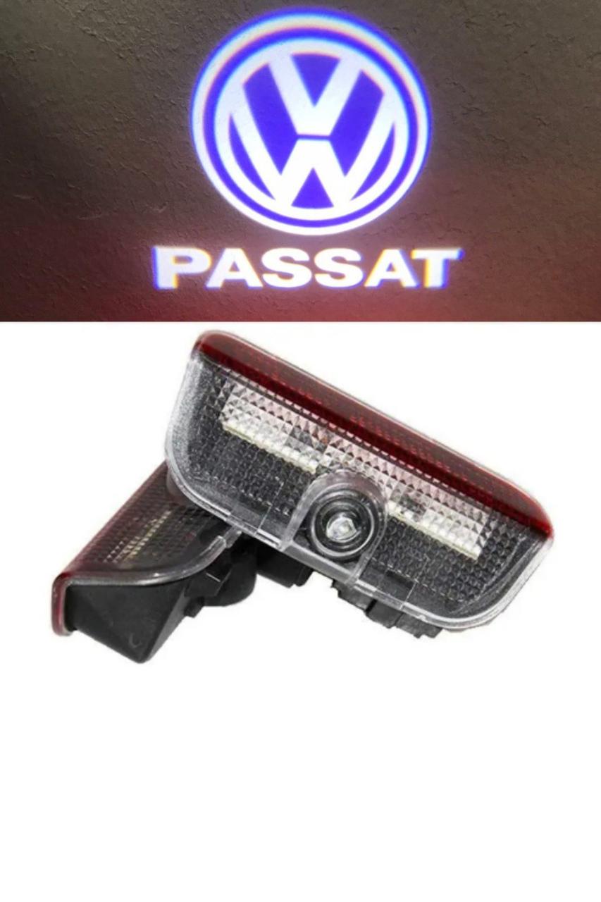 Підсвітка дверей з логотипом авто Volkswagen VW Passat B6|B7|B8 . Підсвічування в двері Фольксваген