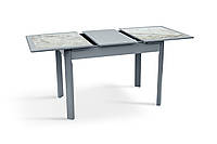 Обеденный раскладной стол Микс мебель Дели серый/плитка