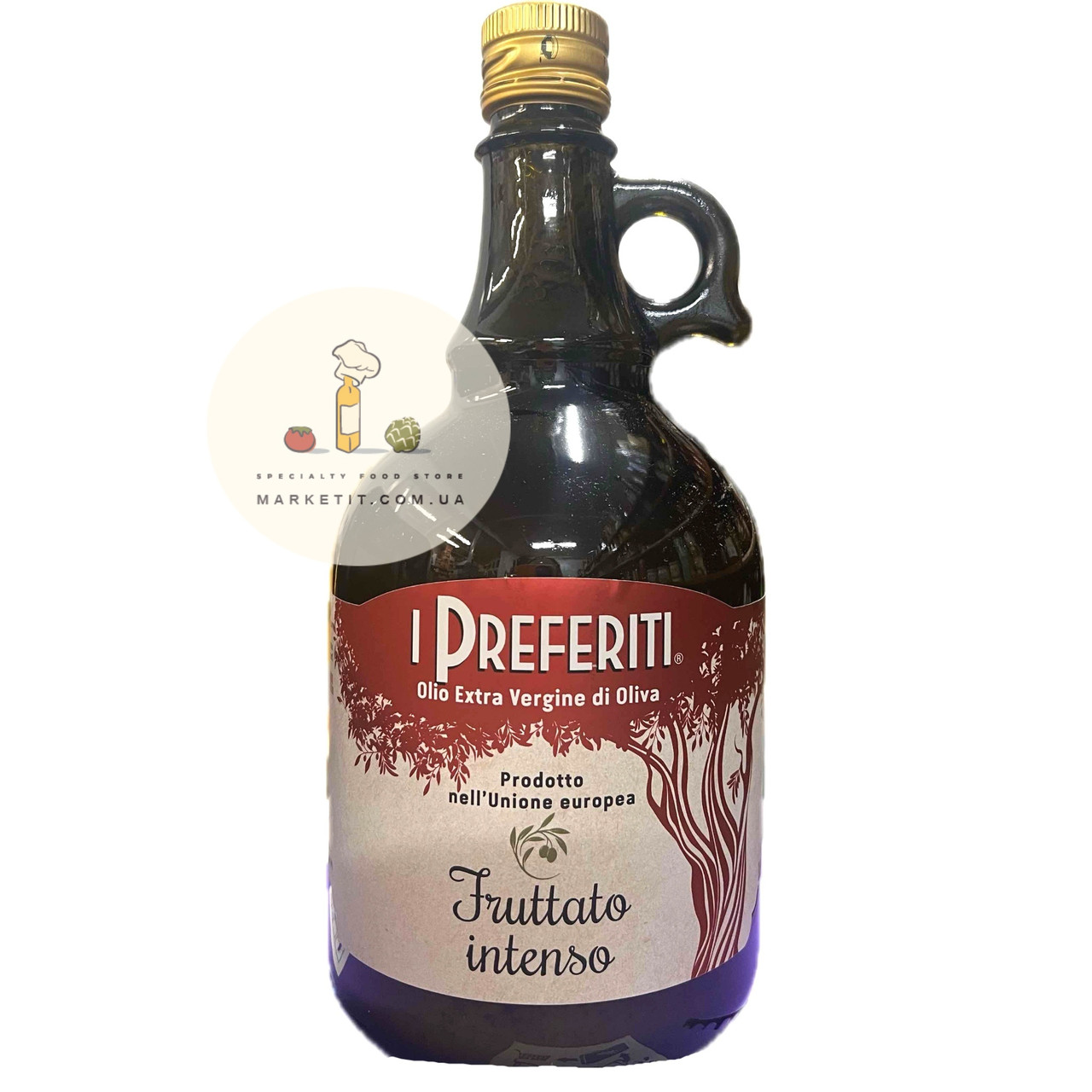 Оливкова олія I Preferiti Fruttato Intenso, холодний віджим 1 л.