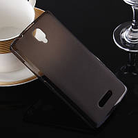 Черный силиконовый чехол с матовым покрытием для Lenovo А2010