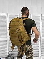 Штурмовой рюкзак 30 л Badger Outdoor Gunny, водоотталкивающий армейский рюкзак с системой Молли 54x35x17 см Койот