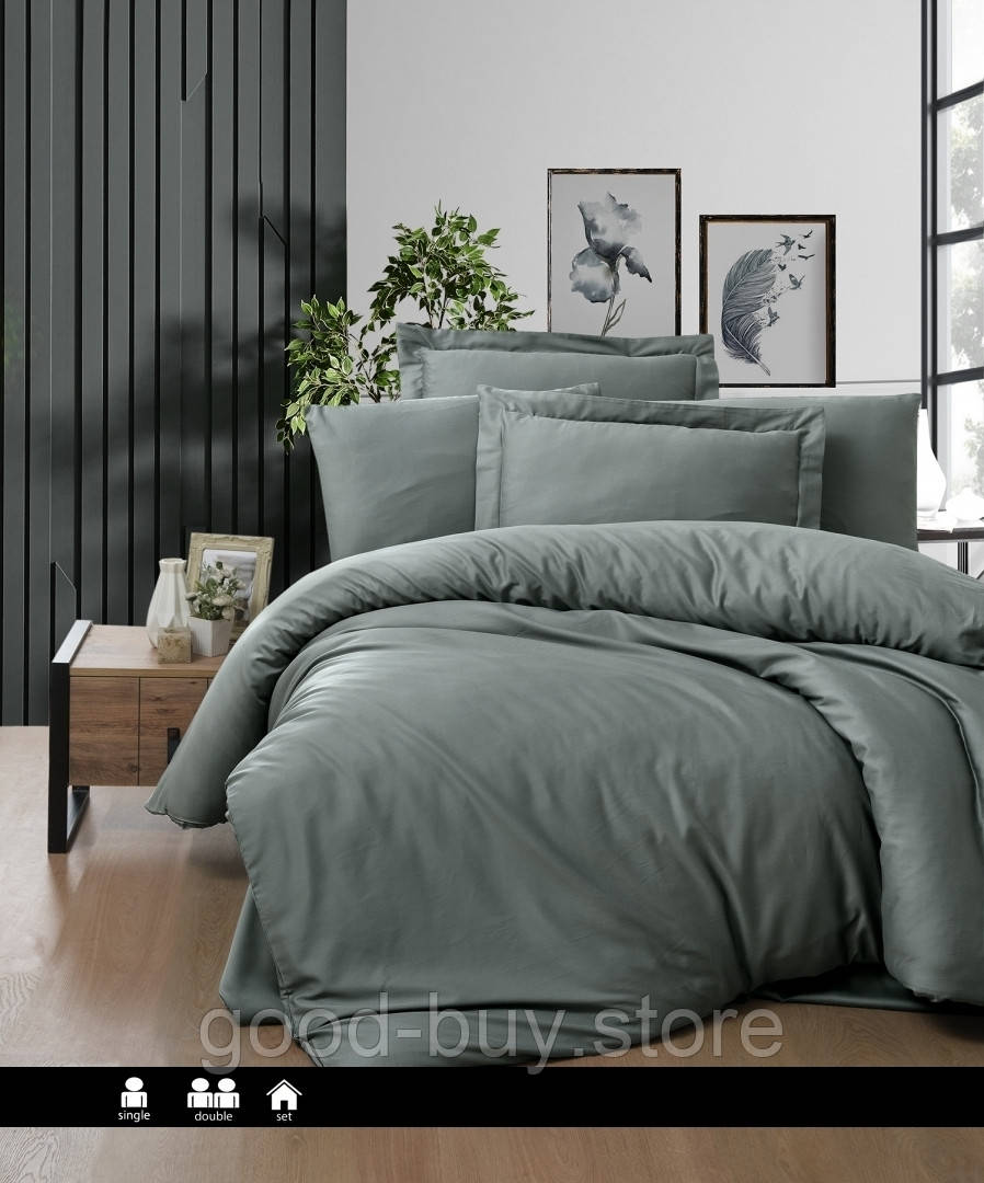 First choice Snazzy Moon Mist постільна білизна сатин сімейна 160х220х2