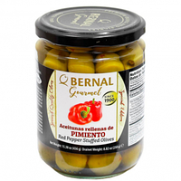 Оливки з перцем Bernal pimiento 436г