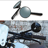Зеркала для мотоцикла Rizoma Round чорные