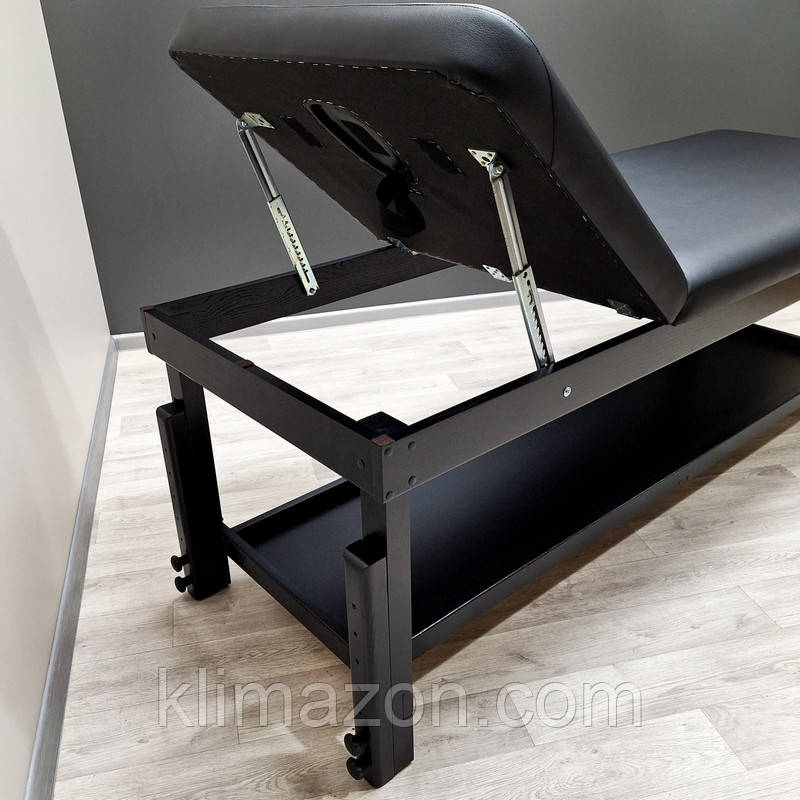 Стационарный массажный стол KP-10 plus Black - фото 5 - id-p2079427210
