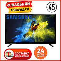 Smart Телевизор Samsung 45' ULTRA HD, 4K LЕD Самсунг Смарт тв 45 дюйма T2, WIFI Гарантия Андроид 13