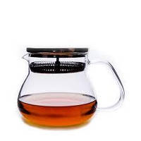 GIPFEL Чайник заварювальний TEA LEAF 800 мл для крупнолистового чаю. Матеріал корпусу: боросилікатне скло,