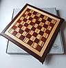 Шахи Єгипет 50x50 см, ясень, інкрустовані залізне дерево, полісандр, клен, фото 3