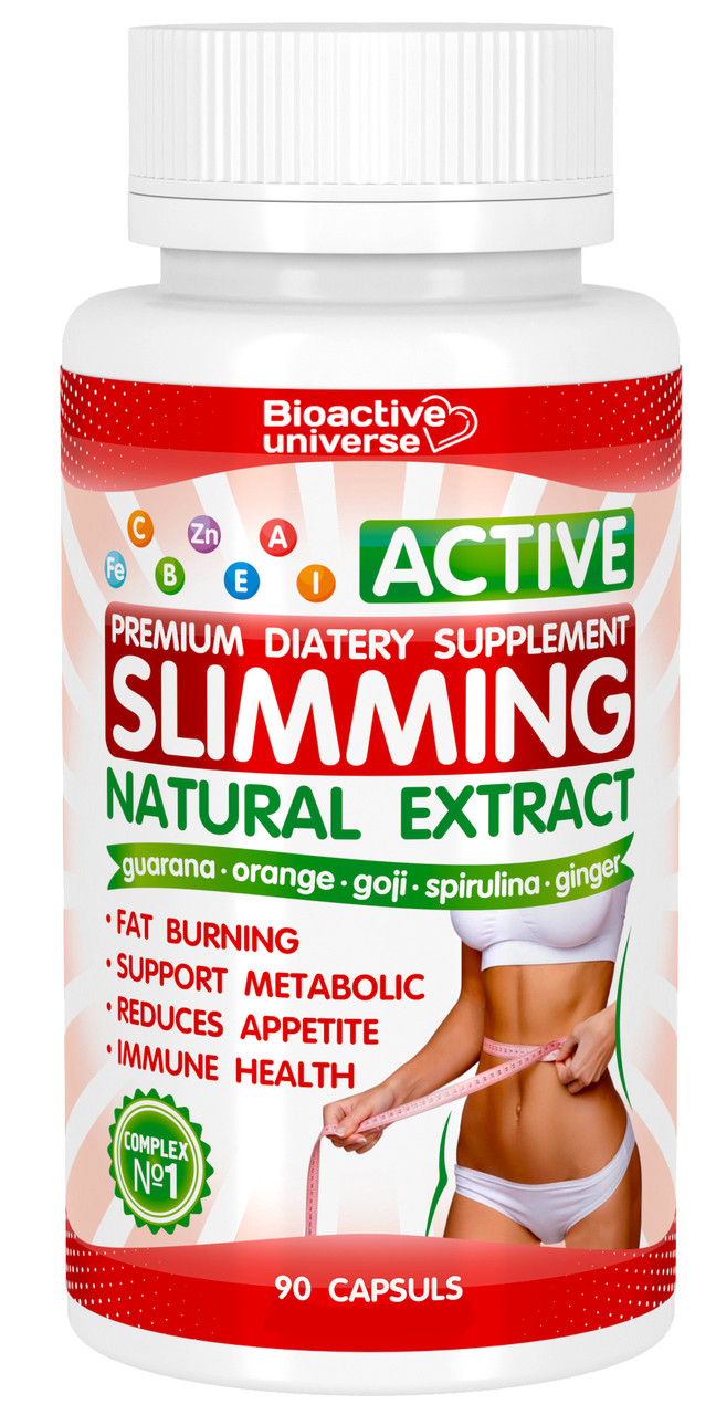 1 шт Капсули для схуднення Slimming Active № 90, зниження апетиту, жироспалення, швидке зниження ваги Код/Артикул 133