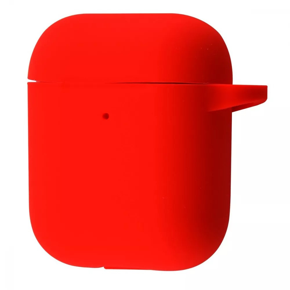 Чохол для навушників PRC Silicone Case New for AirPods 1/2 Red