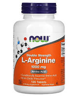 L-Аргинин 1000мг, Now Foods, 120 таблеток L-Arginine 1000 mg, Now Foods, 120 tablets