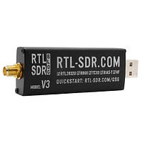 Плата приймач RTL-SDR V3 з діапазоном 500кГц-1.76ГГц АЦП 8 біт