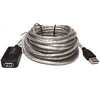 Кабель-удлинитель USB AM-AF Kingda B00207 10.0 м активный RTL