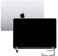 Дисплей MacBook Pro 13 (2013-2017) A1466, в зборі з рамкою та кришкою, Silver
