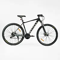 Горный алюминиевый велосипед Corso Antares 29" рама 21" комплектация Shimano, 24 скорость, собран на 75%