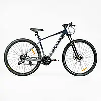 Спортивный велосипед Corso «Antares» 29" рама 19" алюминиевый, Shimano ACERA 24 скорости, собран на 75%