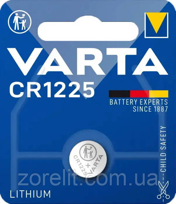 Батарейка Varta CR1225 Lithium1шт
