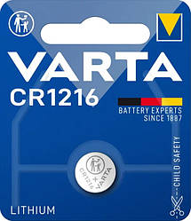Батарейка Varta CR1216 Lithium1шт