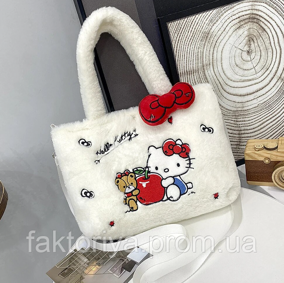 Плюшева сумочка Hello Kitty