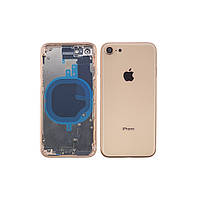 Корпус iPhone 8 в зборі Gold з тримачем SIM, кнопками та сіткою