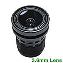 Объектив камеры видеонаблюдения 3.6mm M12, фото 2