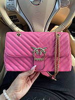 Жіноча сумка Pinko Lady pink Пінко рожева 0040 Отличное качество