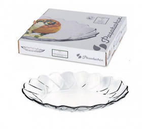 Тарілка Hasir Pasabahce овальна скляна 230х280 мм 10411