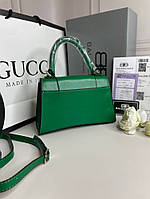 Женская сумка Balenciaga Hourglass Green wb030 Отличное качество