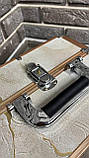Б'юті кейс - валіза з ключем  Мрамор золотий, фото 2