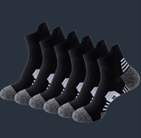 Спортивні шкарпетки для бігу та іншої фізичної активності 5 пар чорні 37-44р