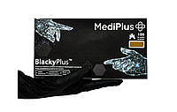 Перчатки нитриловые MediPlus BlackyPlus L Черные 100 шт (00-00000127)