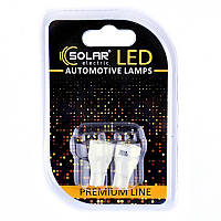 Лед лампа для авто T10 Premium Line 7SMD 2835 6500K Solar комплект 2шт