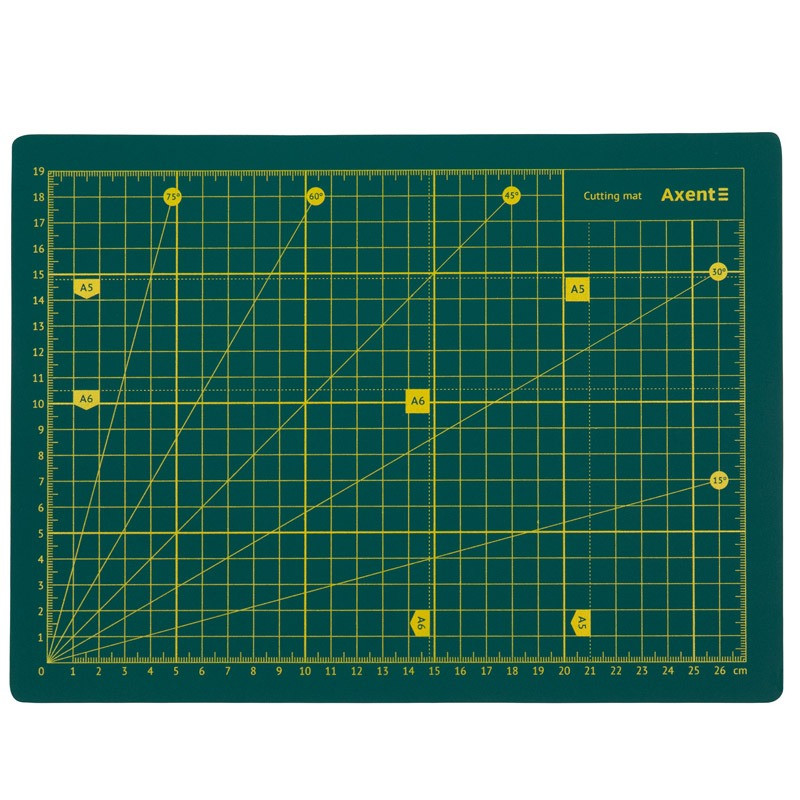 Килимок для різання самовідновний, 3 мм, 30х22 см, А4, Axent
